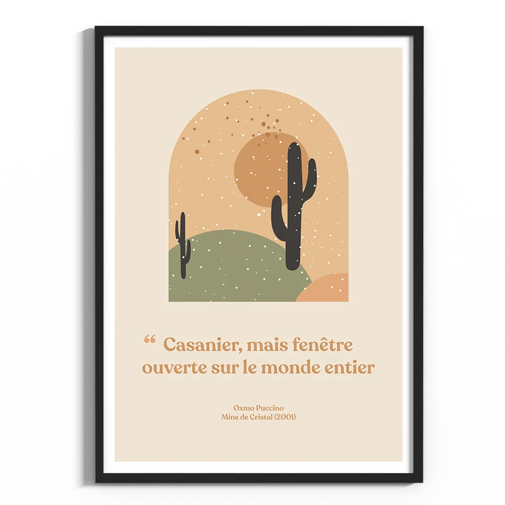affiche poster oxmo puccino - casanier