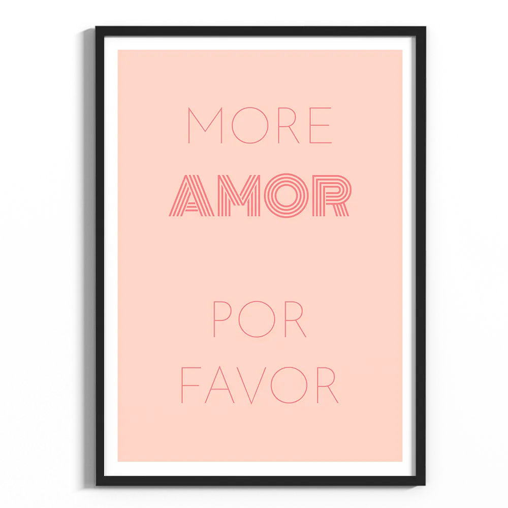 affiche more amor por favor