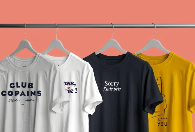 t-shirts EVG à personnaliser
