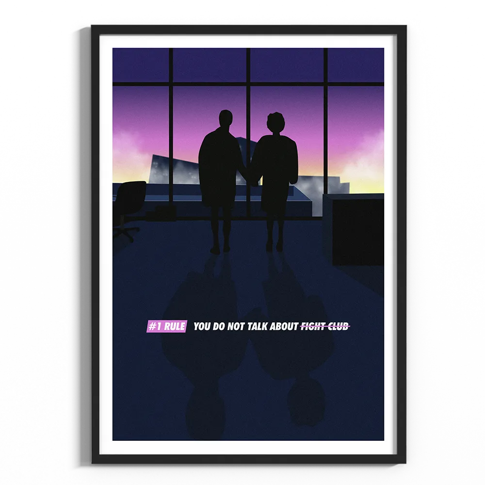 affiche fight club - rule 1